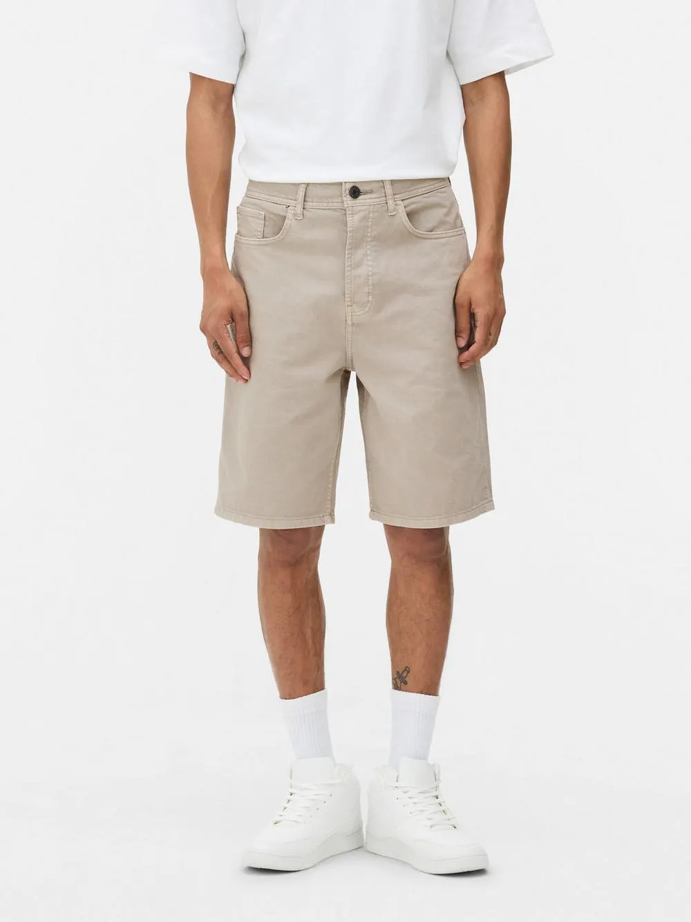 Relaxed Denim Shorts