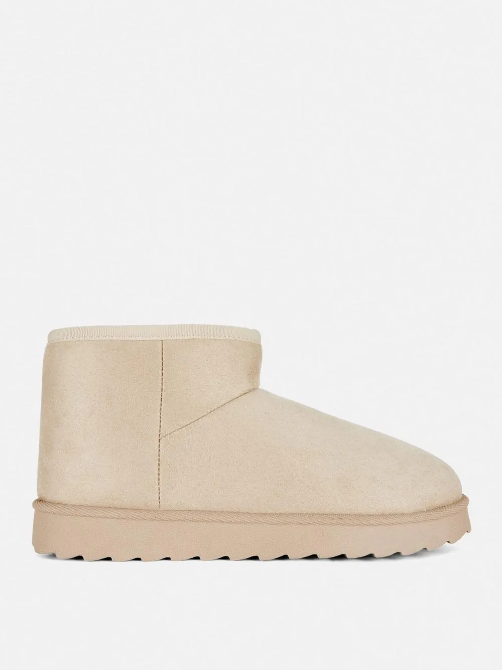 Short Faux Suede Boots
