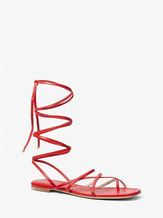 Jade Leather Gladiator Sandal