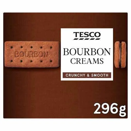 Tesco Bourbon Creams Biscuits 296G