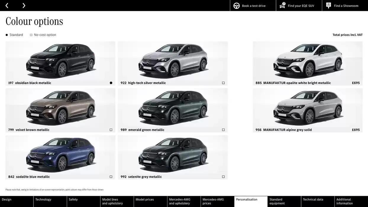 Mercedes Benz New EQE SUV from 25 October to 25 October 2025 - Catalogue Page 44