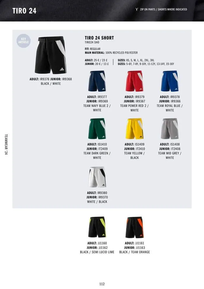 Adidas Teamwear 2024 from 11 March to 31 December 2024 - Catalogue Page 112