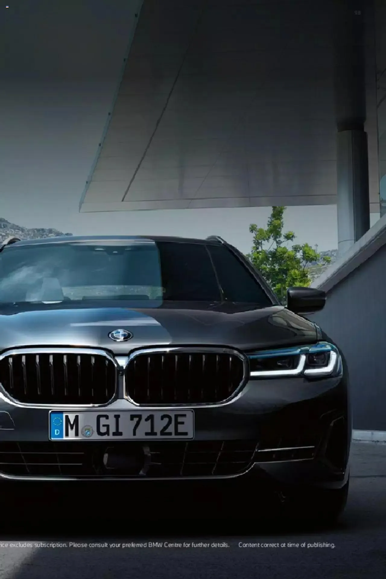 BMW - Saloon and Touring Brochure from 21 January to 31 December 2023 - Catalogue Page 98