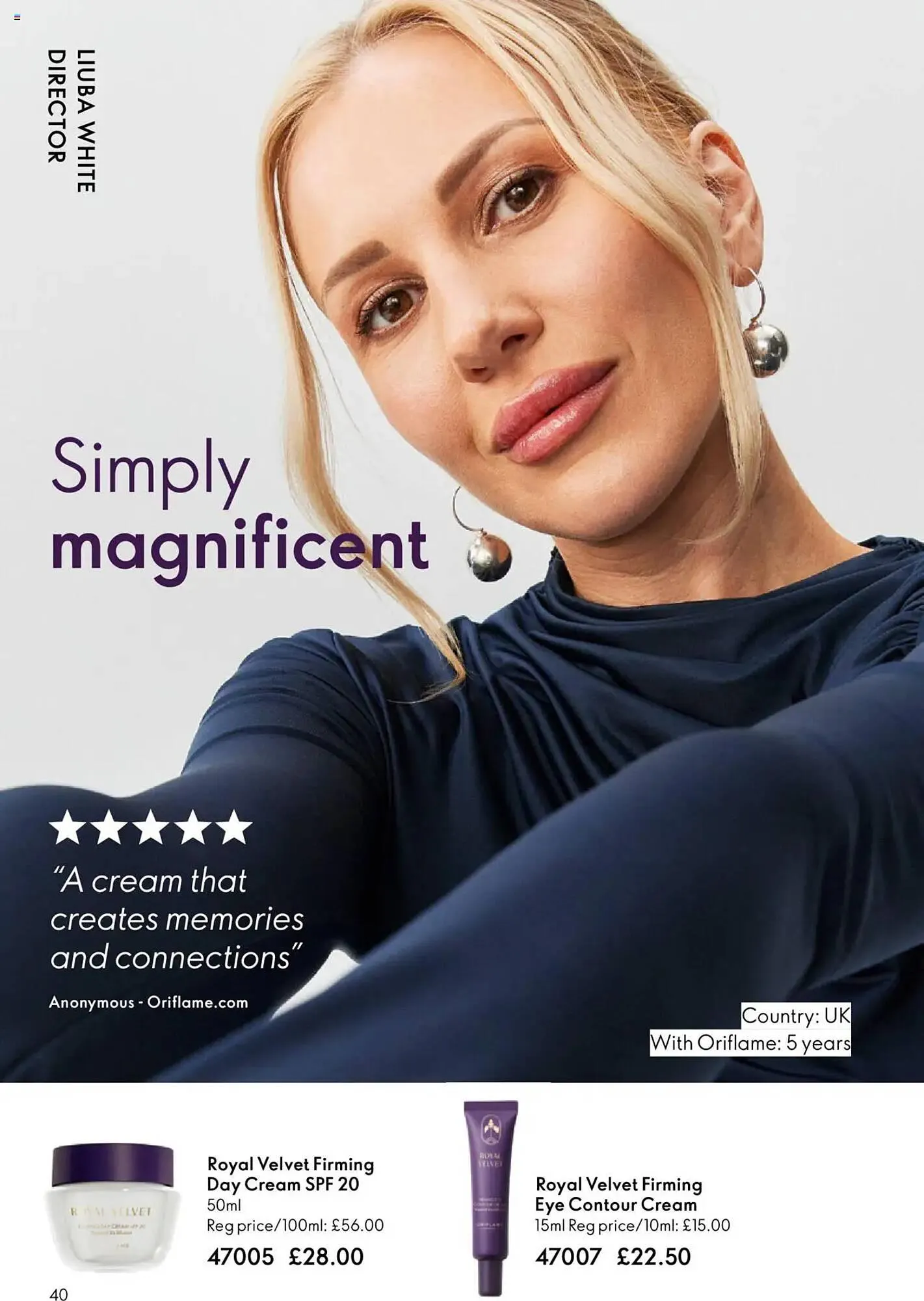 Oriflame leaflet from 11 September to 1 October 2025 - Catalogue Page 40