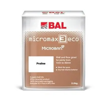 BAL Micromax3 Eco Grout Light Oak 2.5kg