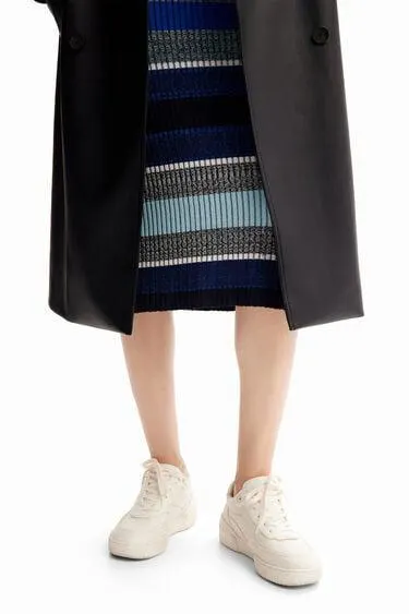 Retro chunky patchwork sneakers