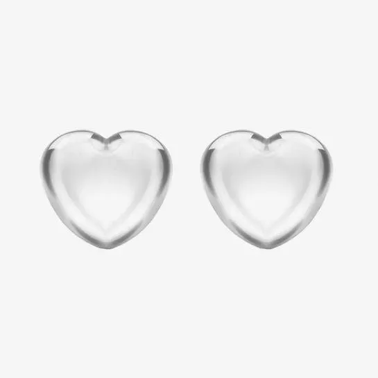 Sterling Silver 5mm Heart Stud Earrings 8.55.5619