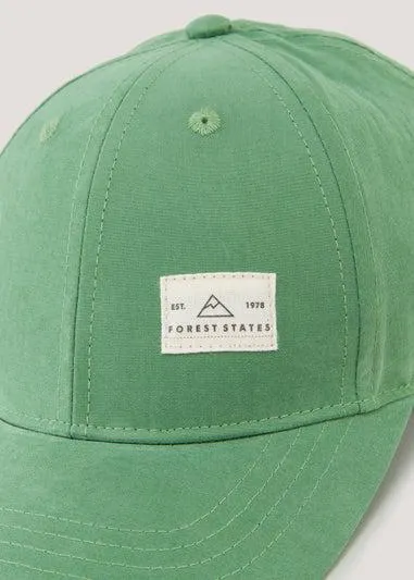 Boys Green Cap (3-6yrs) - Age 3 - 6 Years