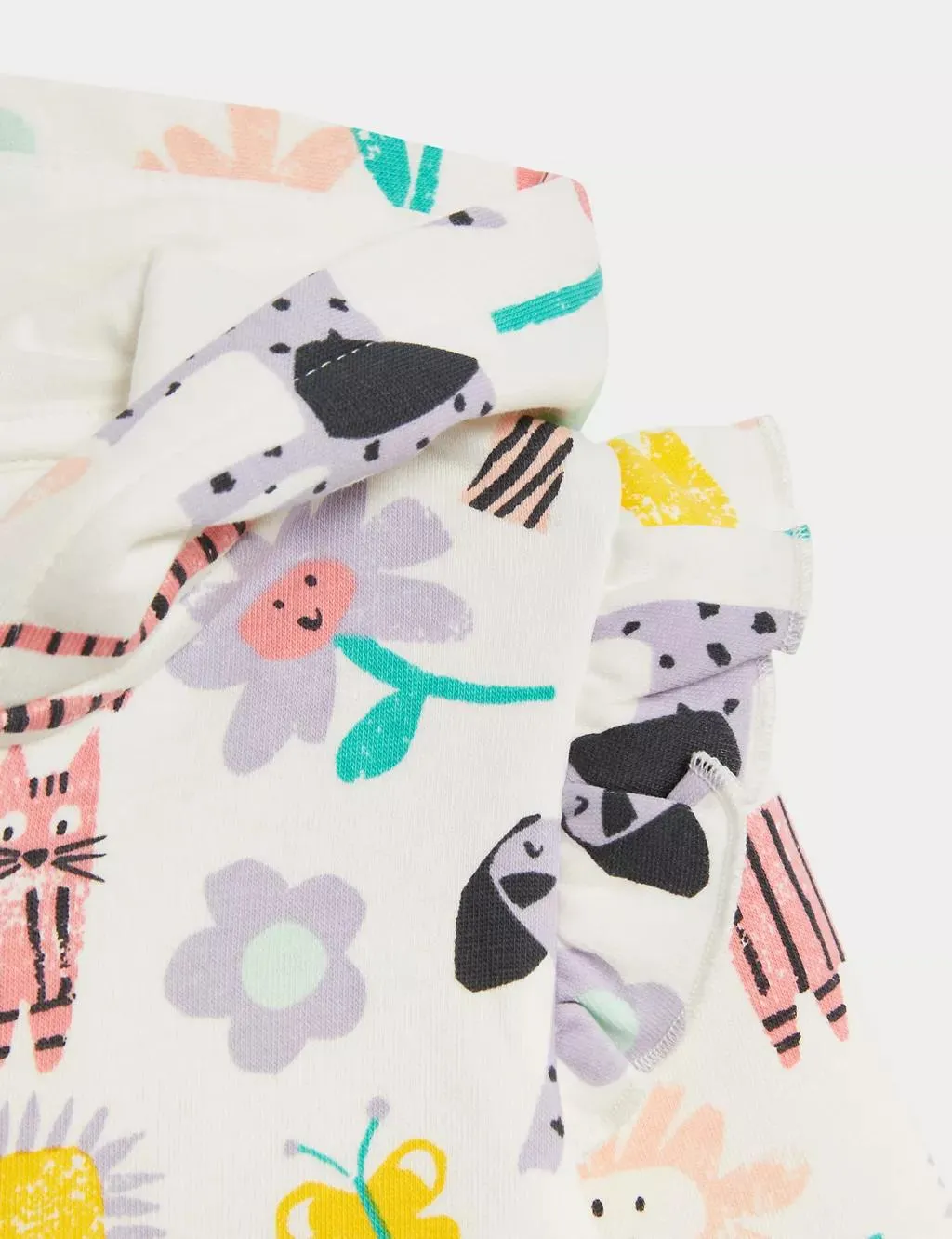 Cotton Rich Animal Print Hoodie (0-3 Yrs)