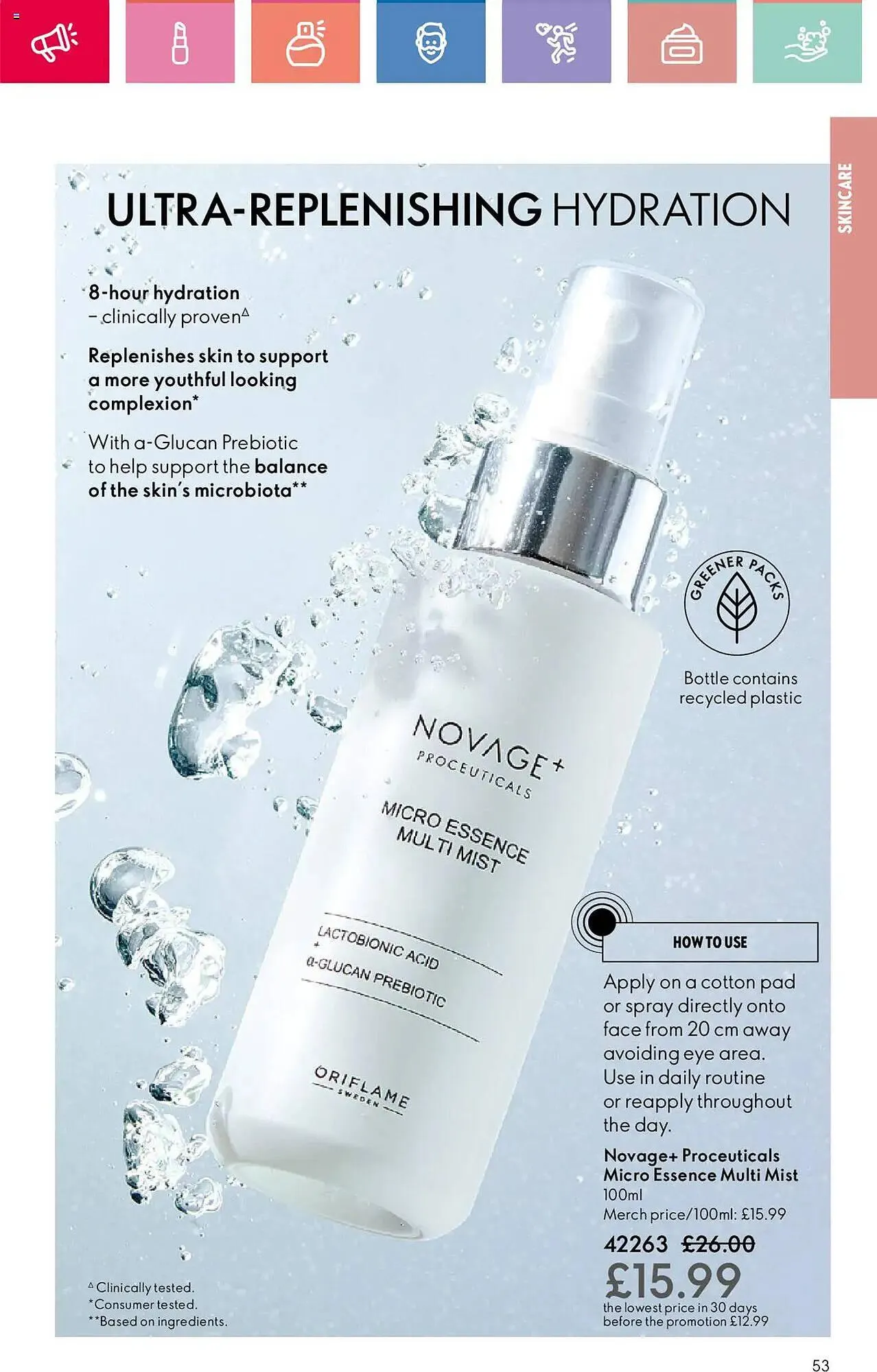 Oriflame leaflet from 3 January to 22 January 2025 - Catalogue Page 53