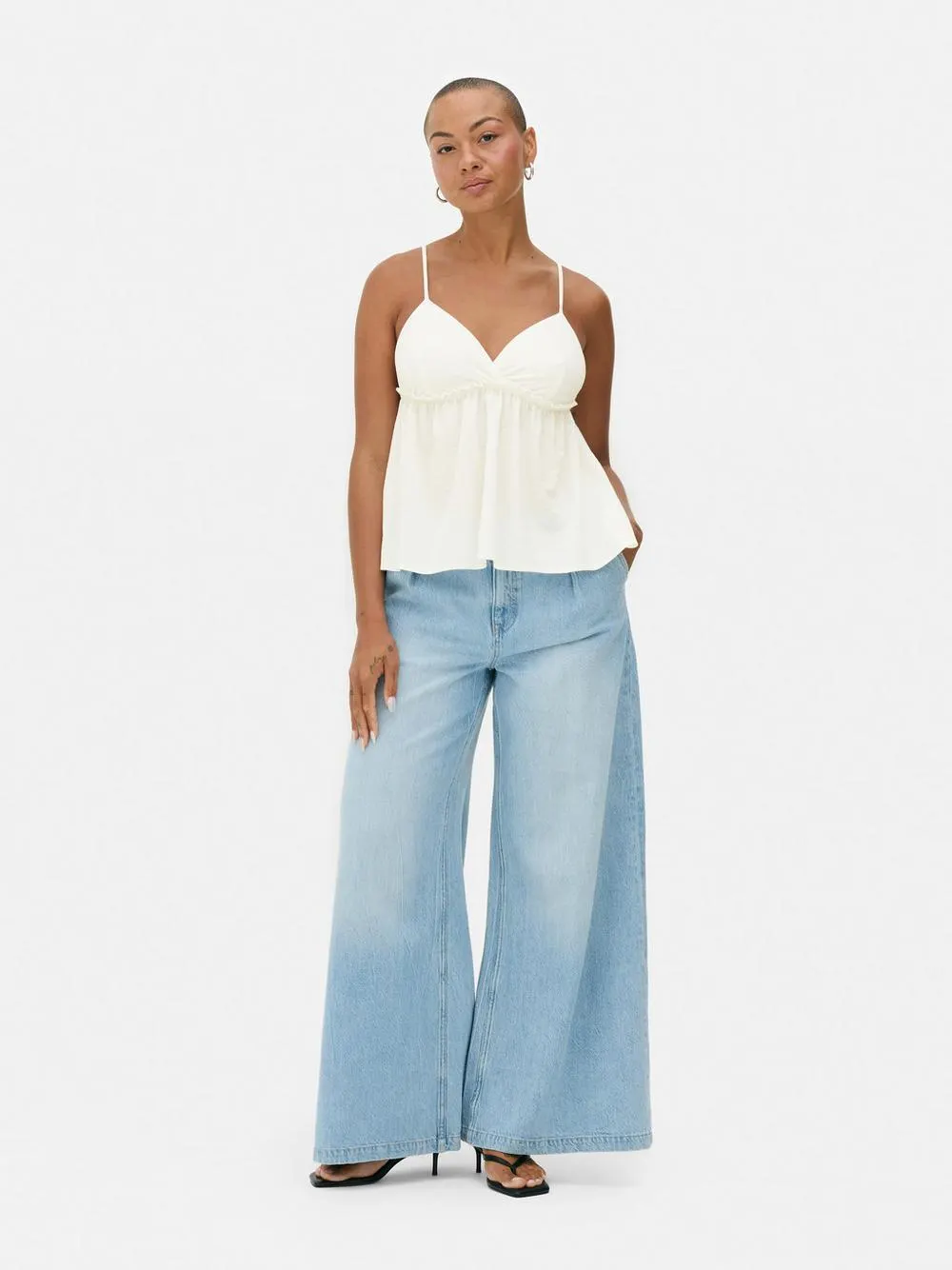 Strappy Babydoll Cami Top