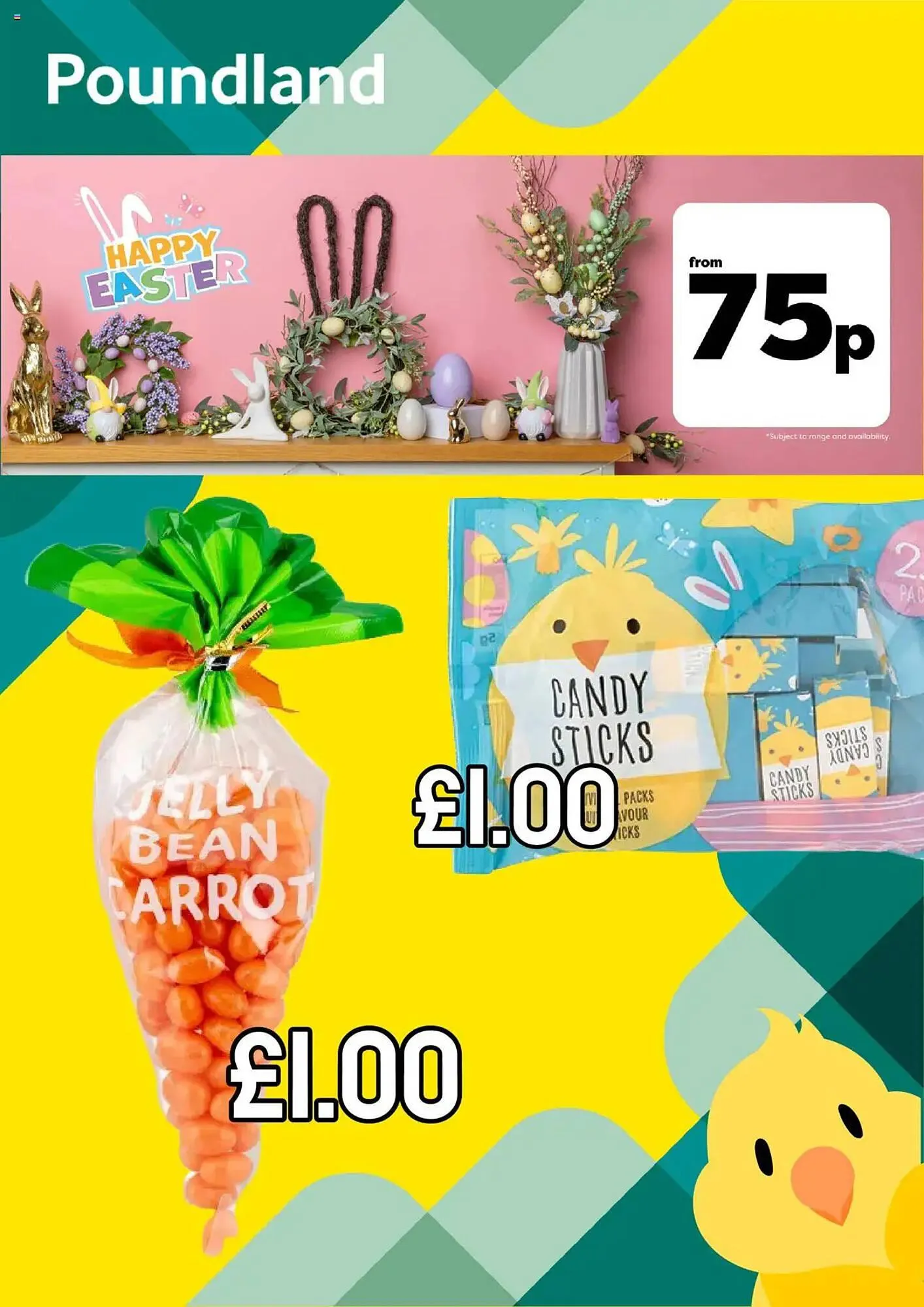 Poundland leaflet from 14 April to 13 May 2025 - Catalogue Page 1