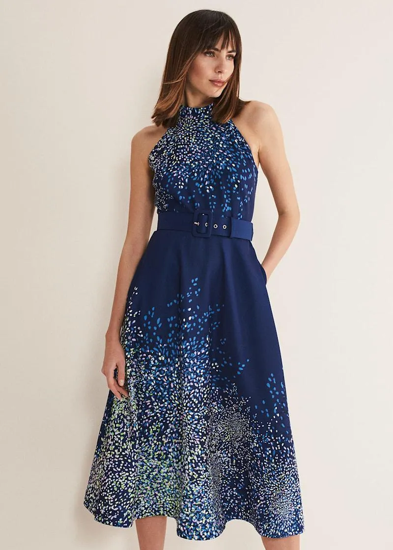 Clea Ditsy Midi Dress