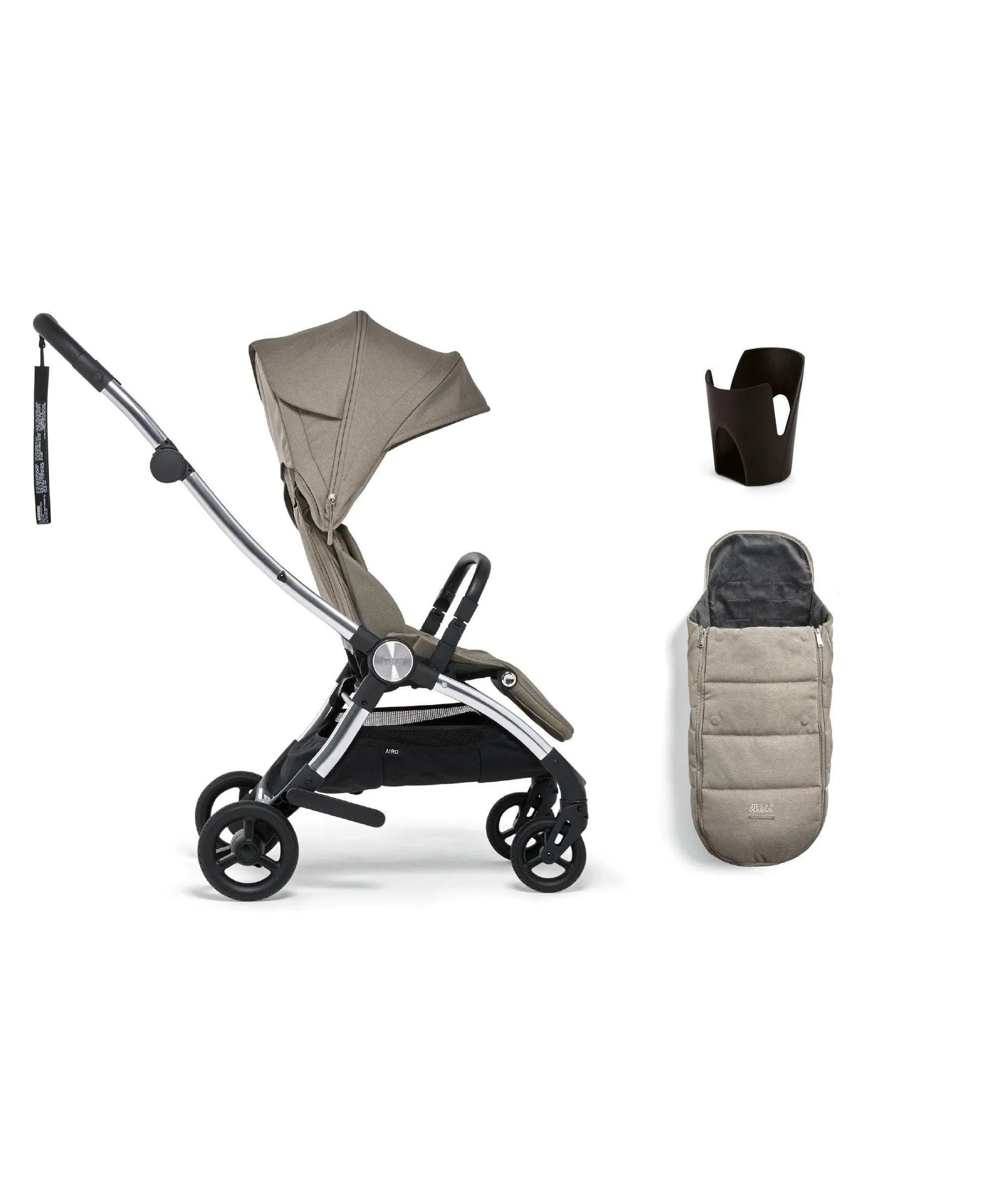 Airo Pushchair Starter Bundle (3 Pieces) - Greige