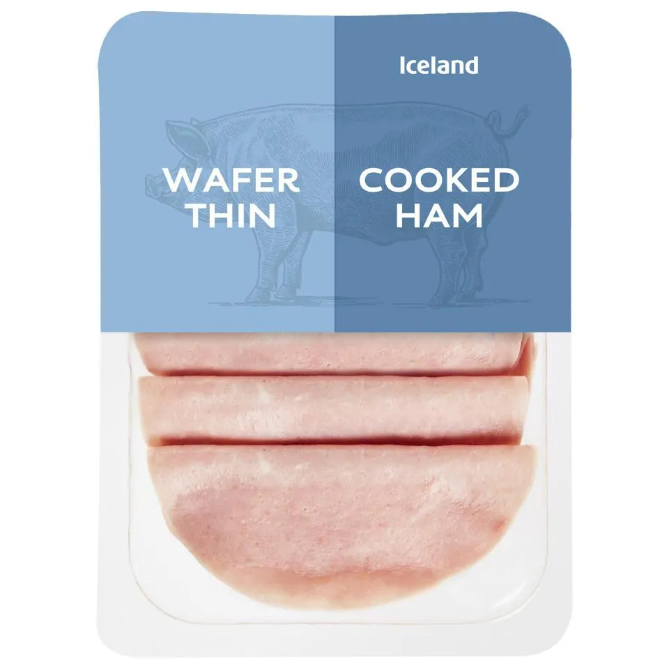 Iceland Wafer Thin Cooked Ham 120g