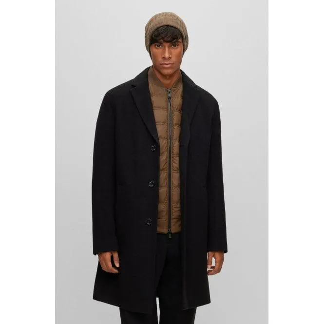 Fati-L Ribbed Virgin Wool Beanie Hat, Medium Beige