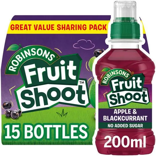 Robinsons Fruit Shoot Apple & Blackcurrant 15 x 200ml