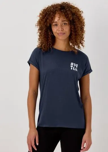 Navy Smile T-Shirt - XXL
