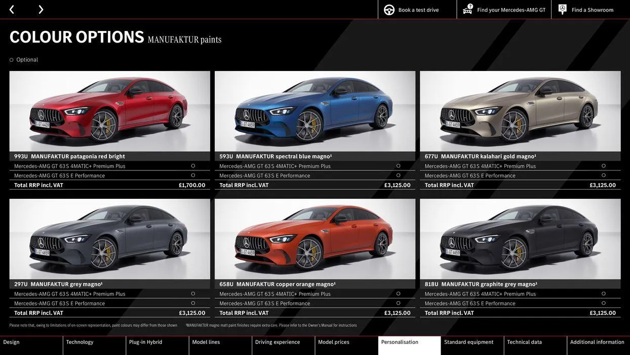 Mercedes-AMG GT 4-Door Coupé from 22 August to 22 August 2025 - Catalogue Page 27