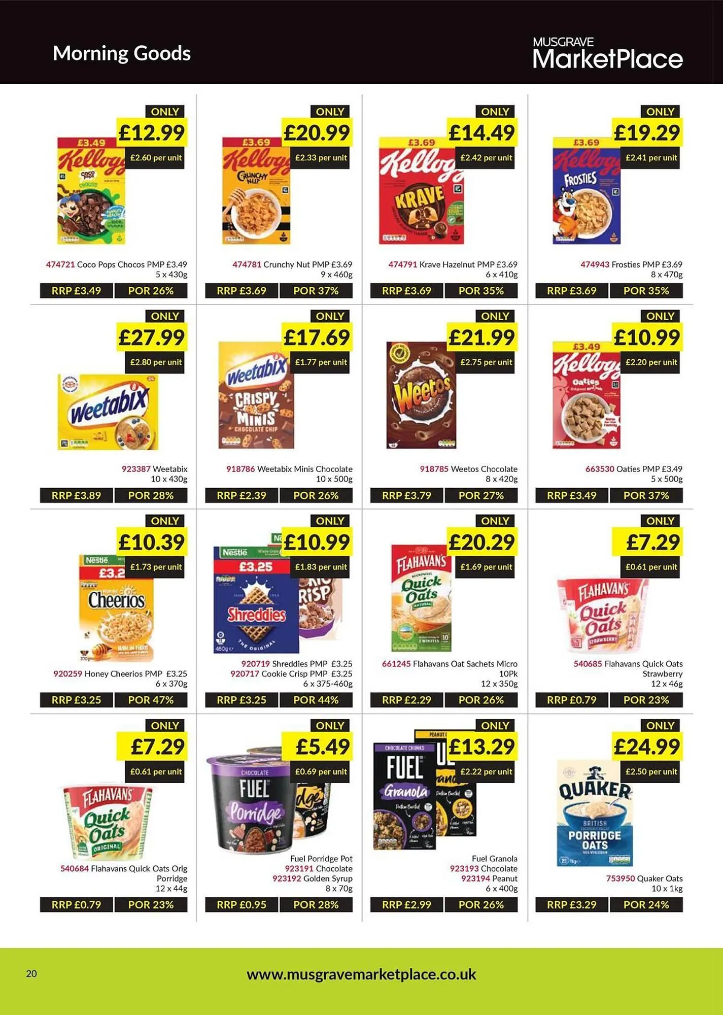 Musgrave MarketPlace leaflet from 25 August to 14 September 2025 - Catalogue Page 20