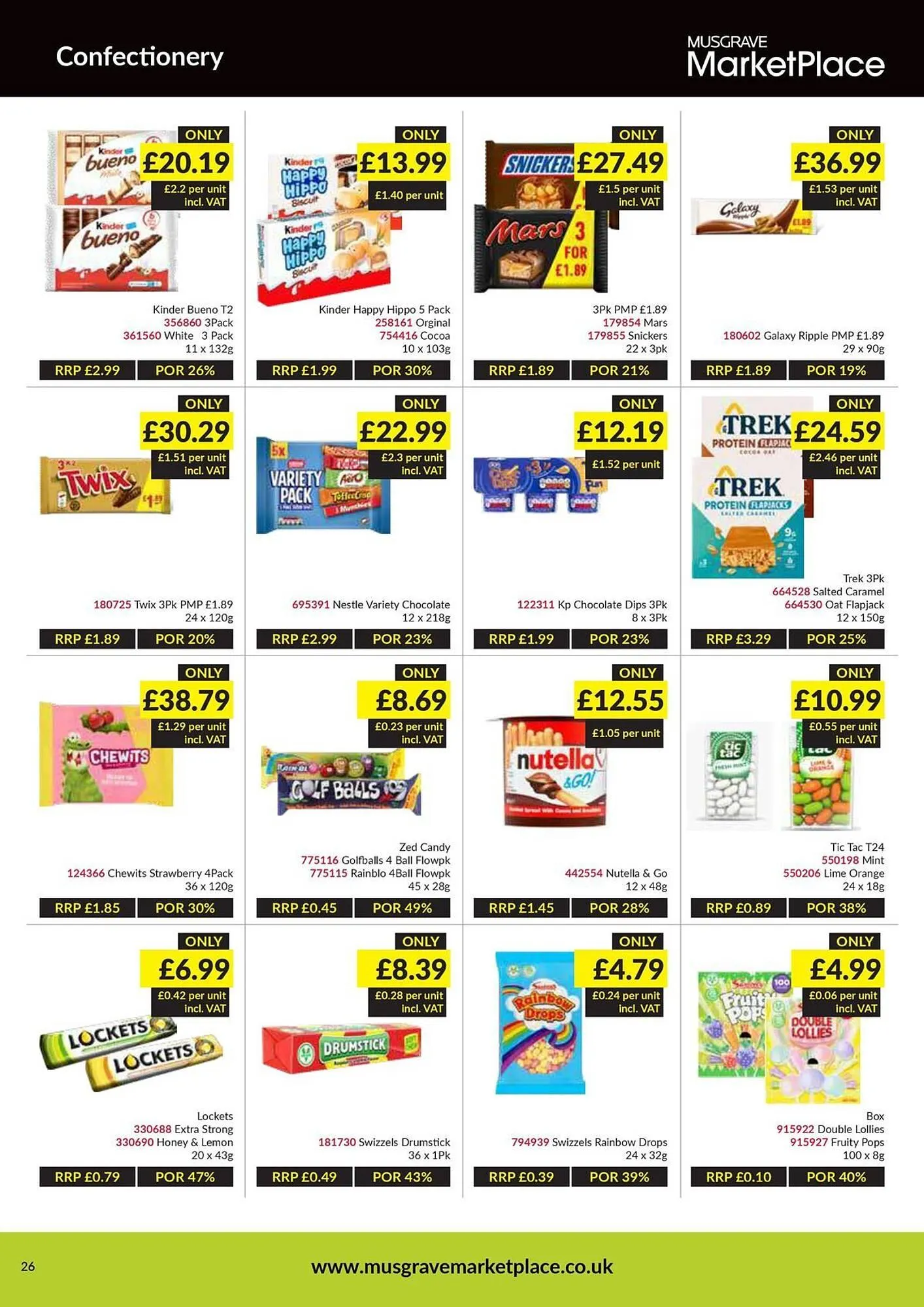 Musgrave MarketPlace leaflet from 16 February to 8 March 2026 - Catalogue Page 26
