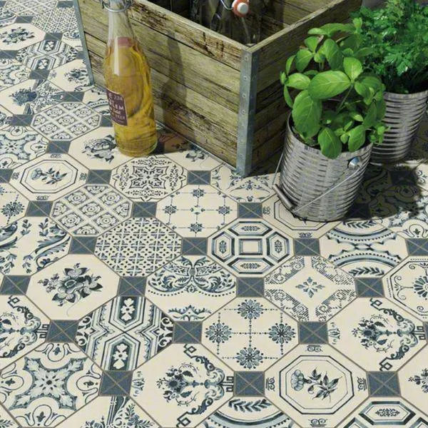 Heritage Blenheim Blue Pattern Tiles