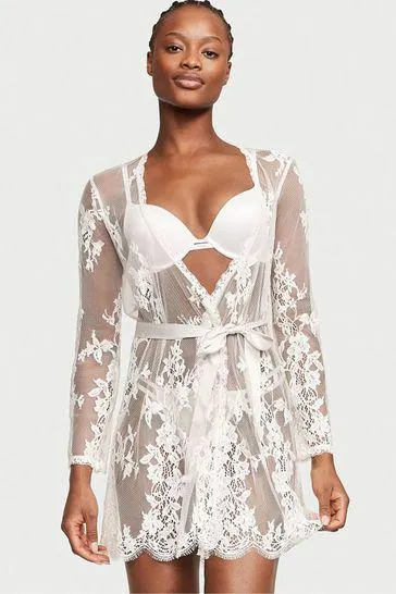 Sheer Lace Robe