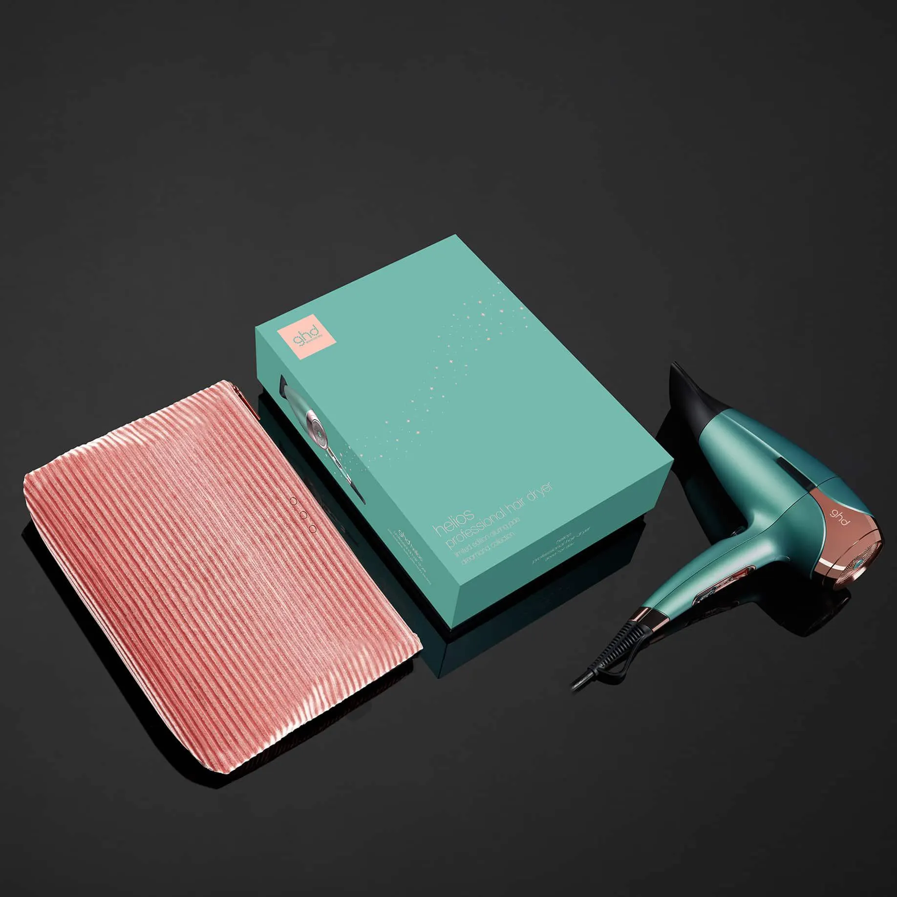 GHD HELIOS HAIR DRYER IN ALLURING JADE