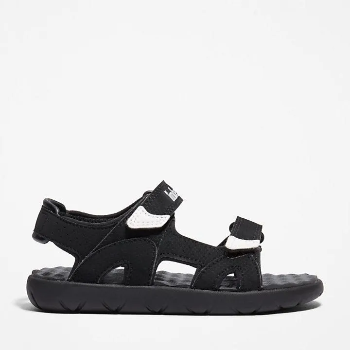 Perkins Row Double-strap Sandal for Junior in Black