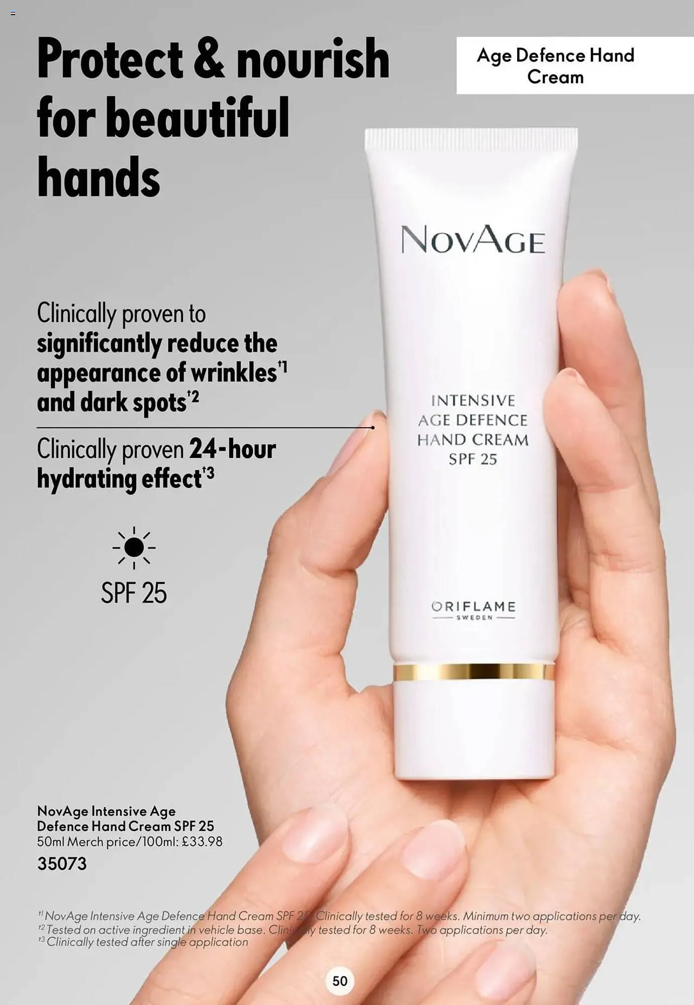 Oriflame leaflet from 1 April to 31 July 2025 - Catalogue Page 50