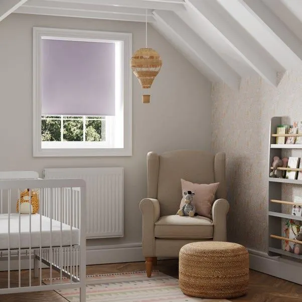 Blackout Twist Safe Lilac Roller Blind