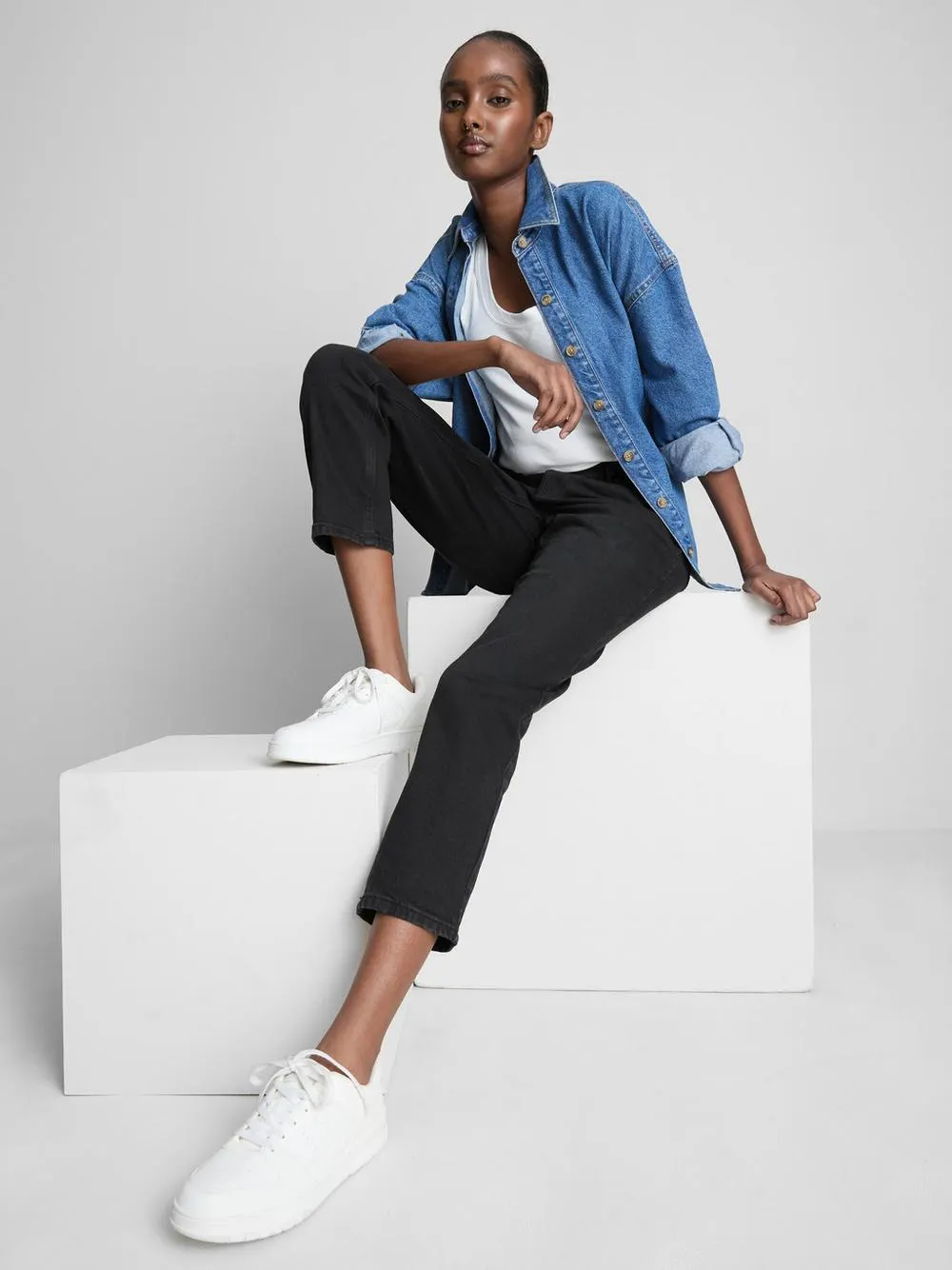 Straight Leg Slim Jeans