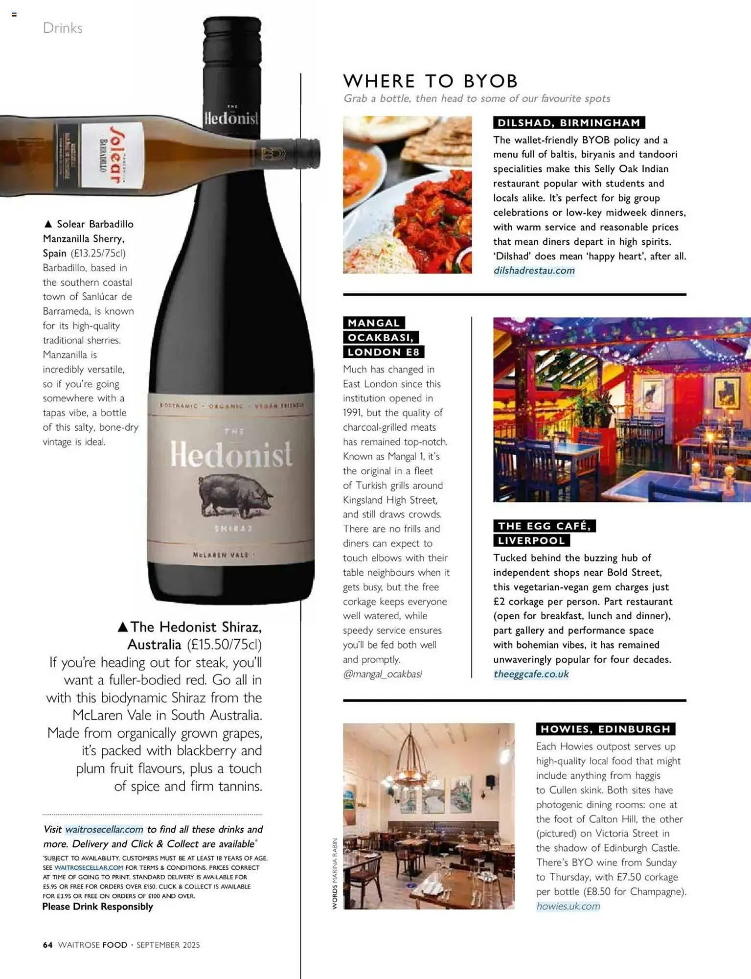 Waitrose leaflet from 1 September to 1 October 2025 - Catalogue Page 64