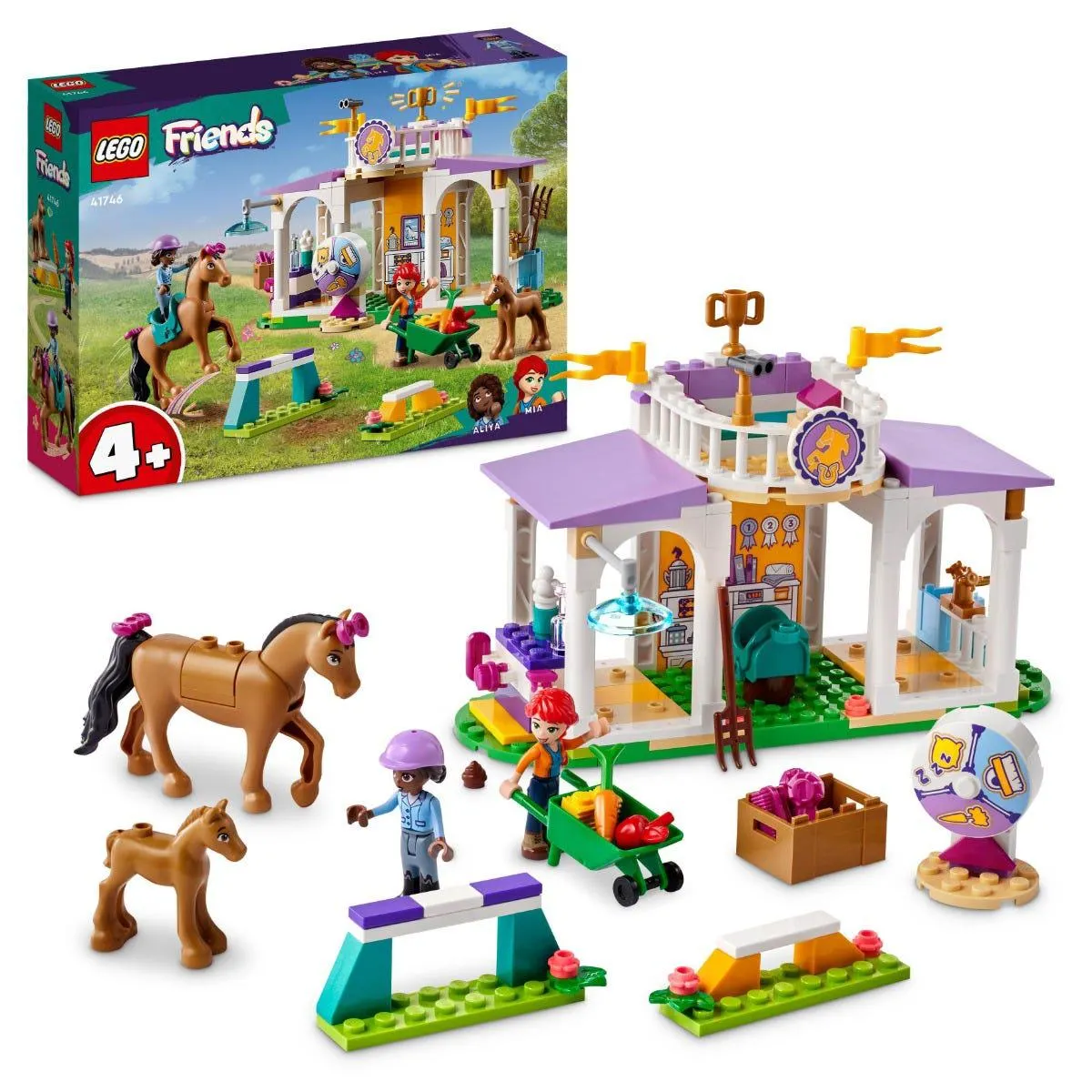 LEGO® 41746 Friends Horse Training Stables with 2 Toy Horses