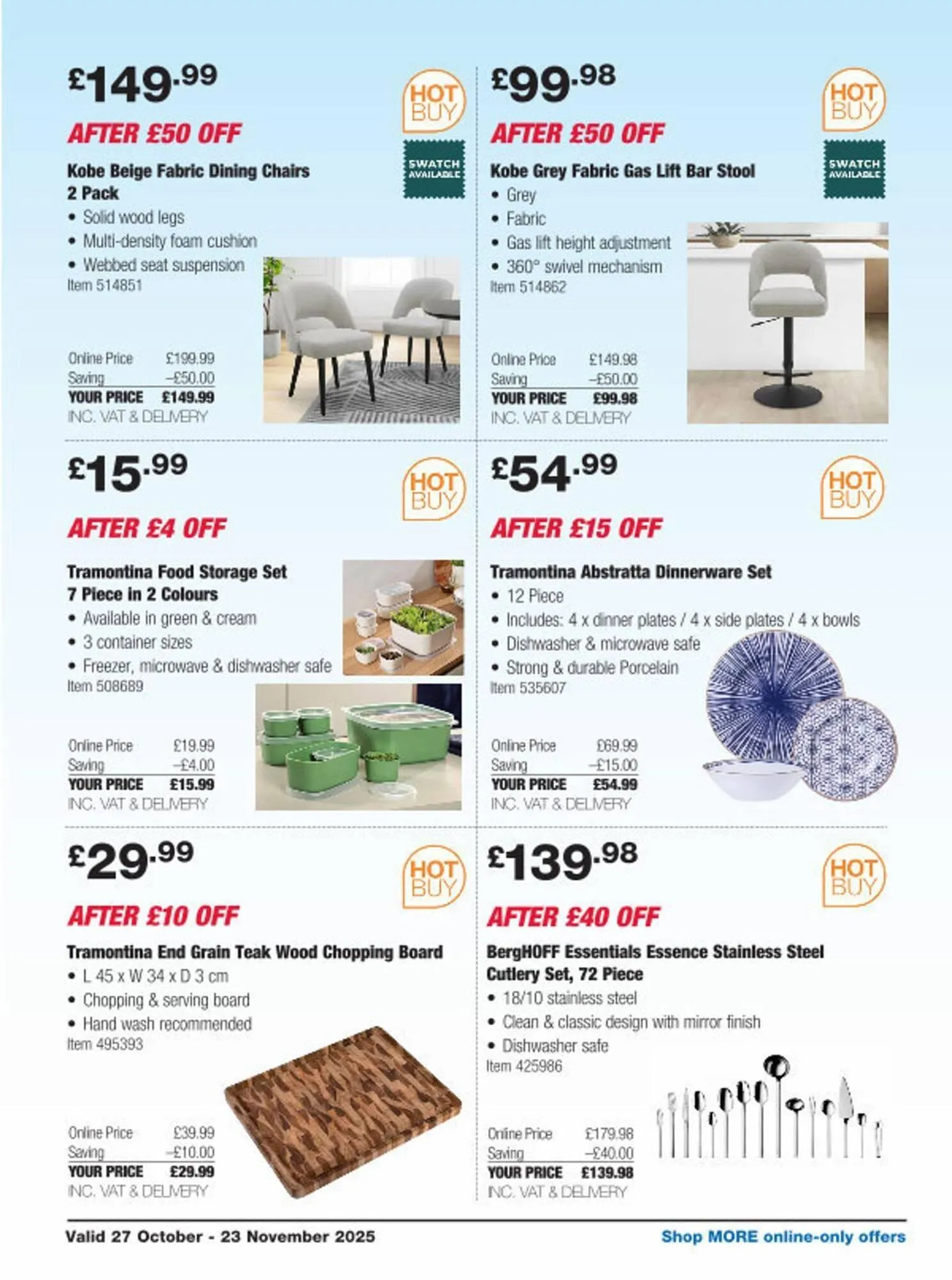 Costco leaflet from 27 October to 23 November 2025 - Catalogue Page 30