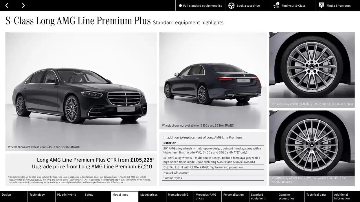 Mercedes Benz S-Class Saloon from 9 October to 9 October 2025 - Catalogue Page 23