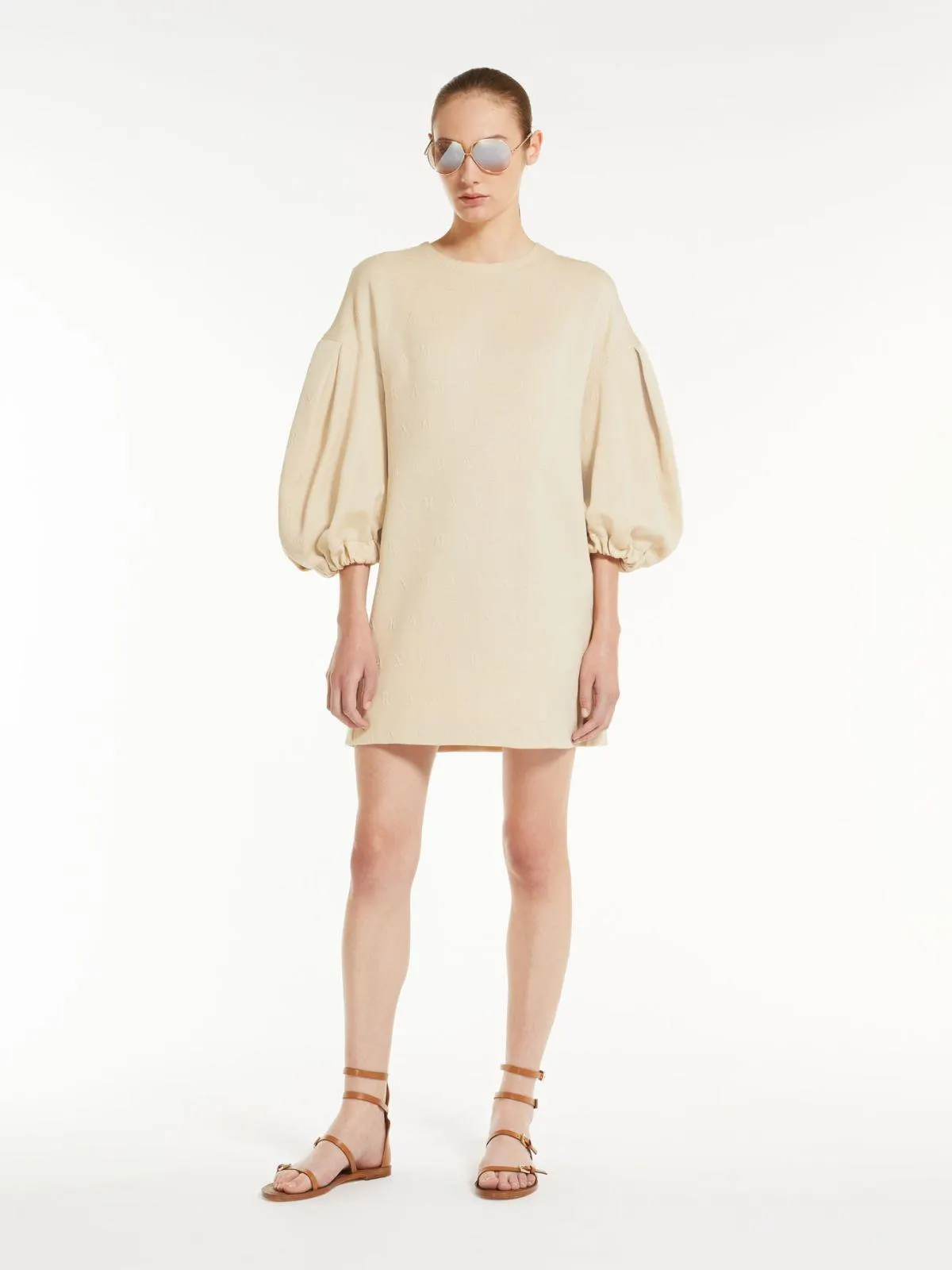 Cotton jersey short dress