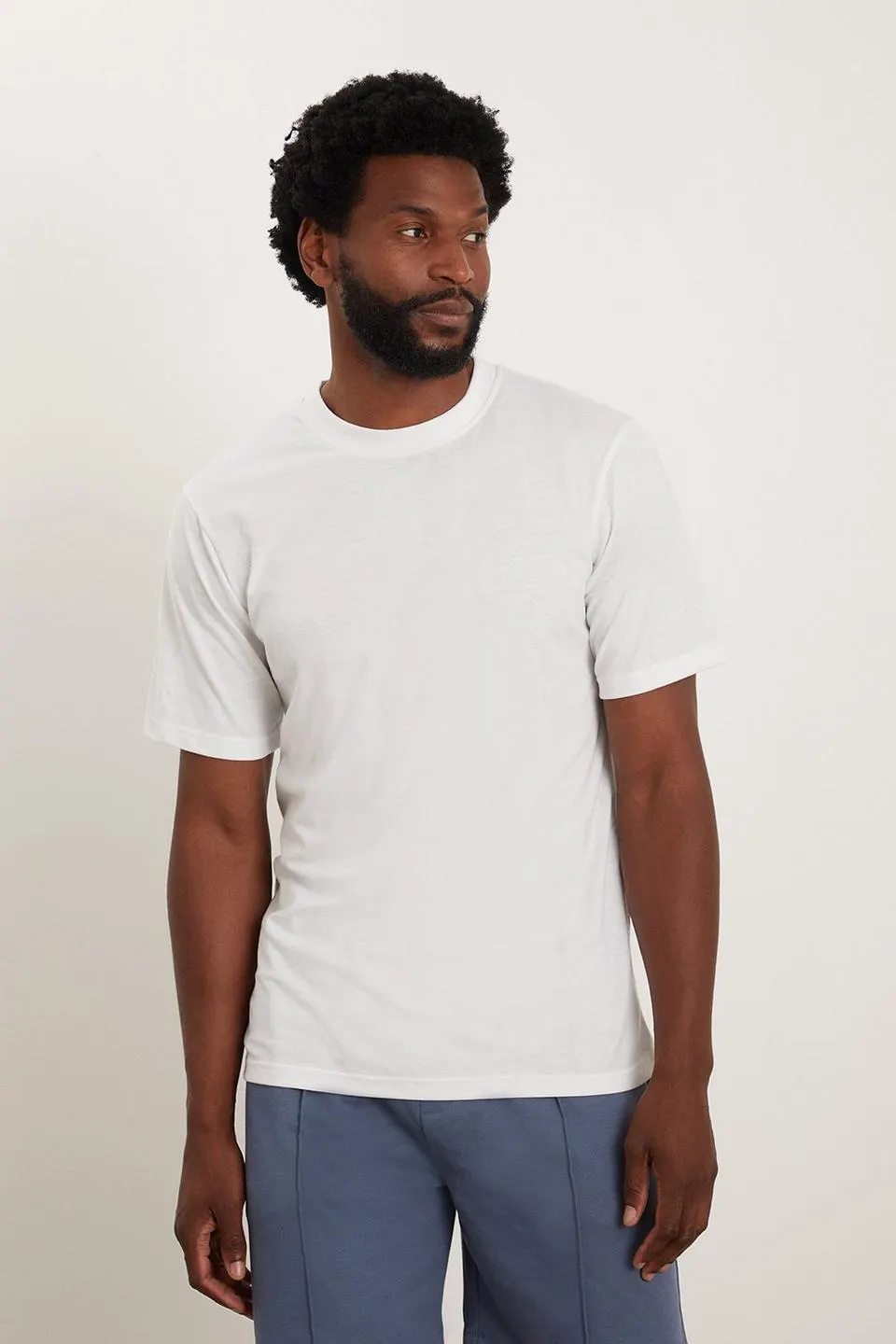 Plain Crew Neck Tee