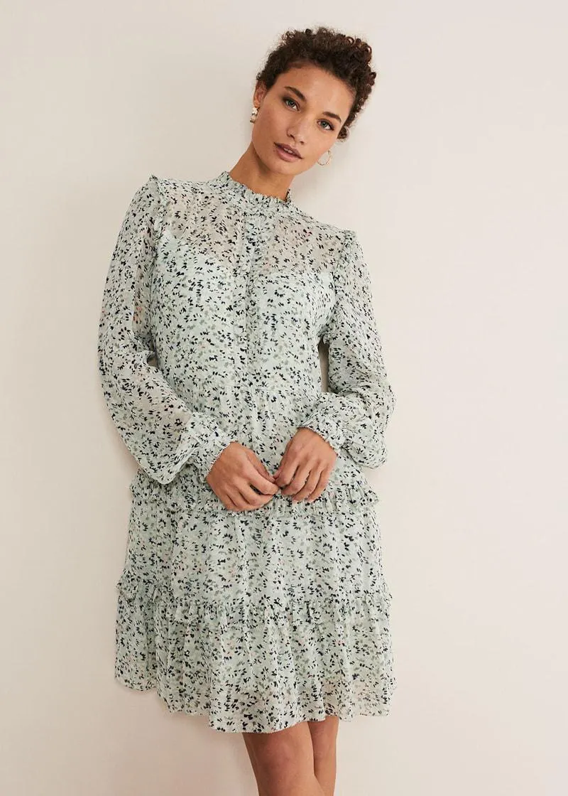 Harlow Floral Tiered Mini Dress