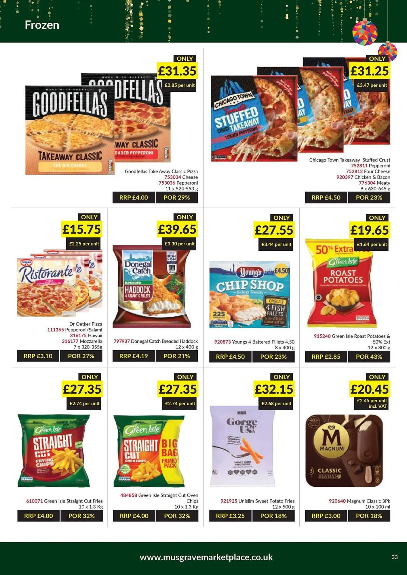 Musgrave MarketPlace leaflet from 21 November to 10 December 2023 - Catalogue Page 33