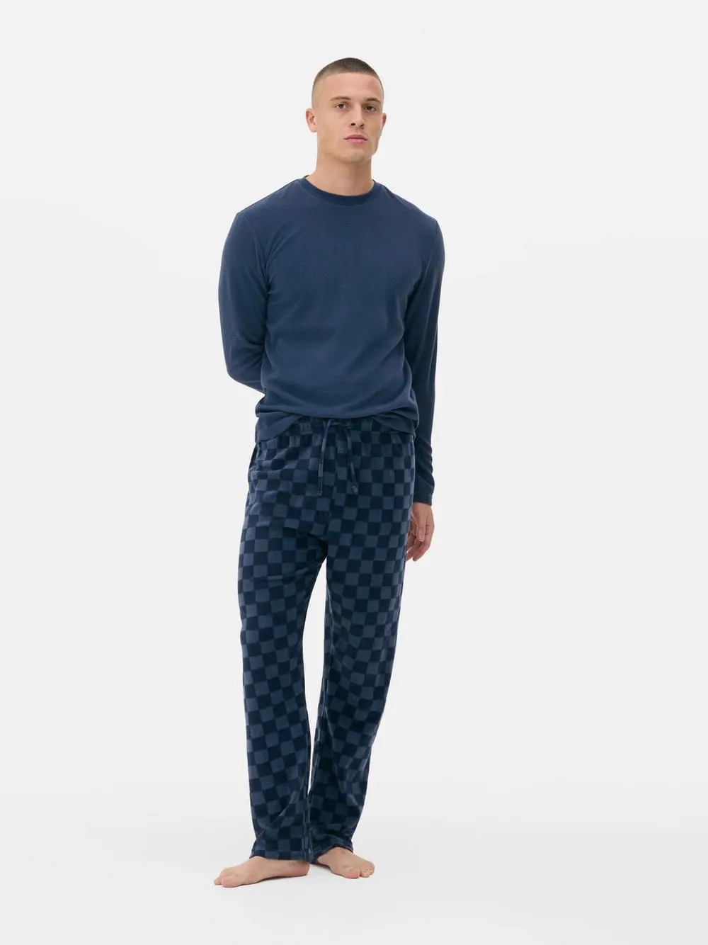 Pijama comprido xadrez