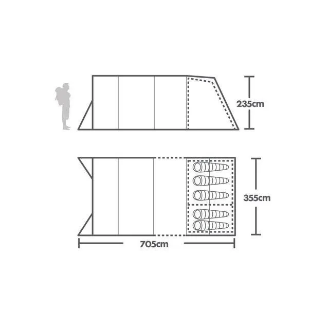 Freedom 5 Nightfall Air Tent