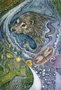 Otter & Dragonfly