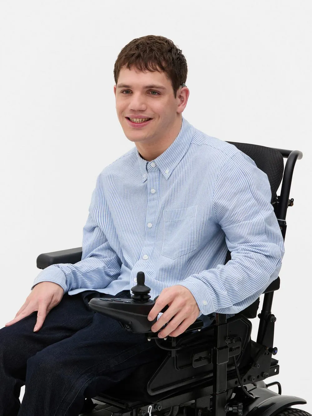 Chemise Oxford adaptative à rayures