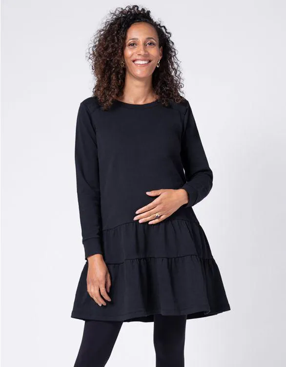 Cotton Tiered Maternity & Nursing Tunic