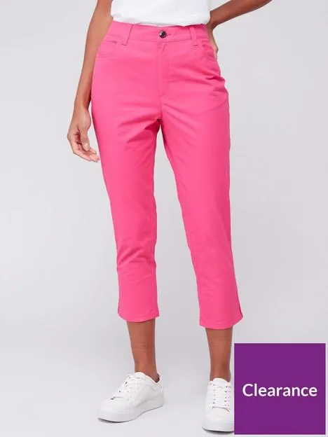Skinny Capri Trouser - Pink