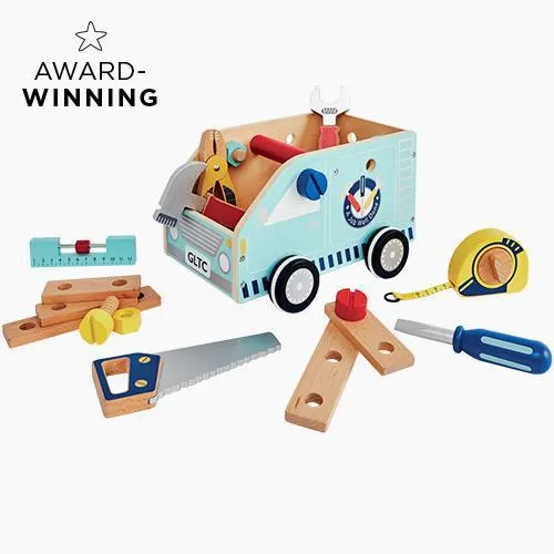 A Job Well Done Wooden Tool Set