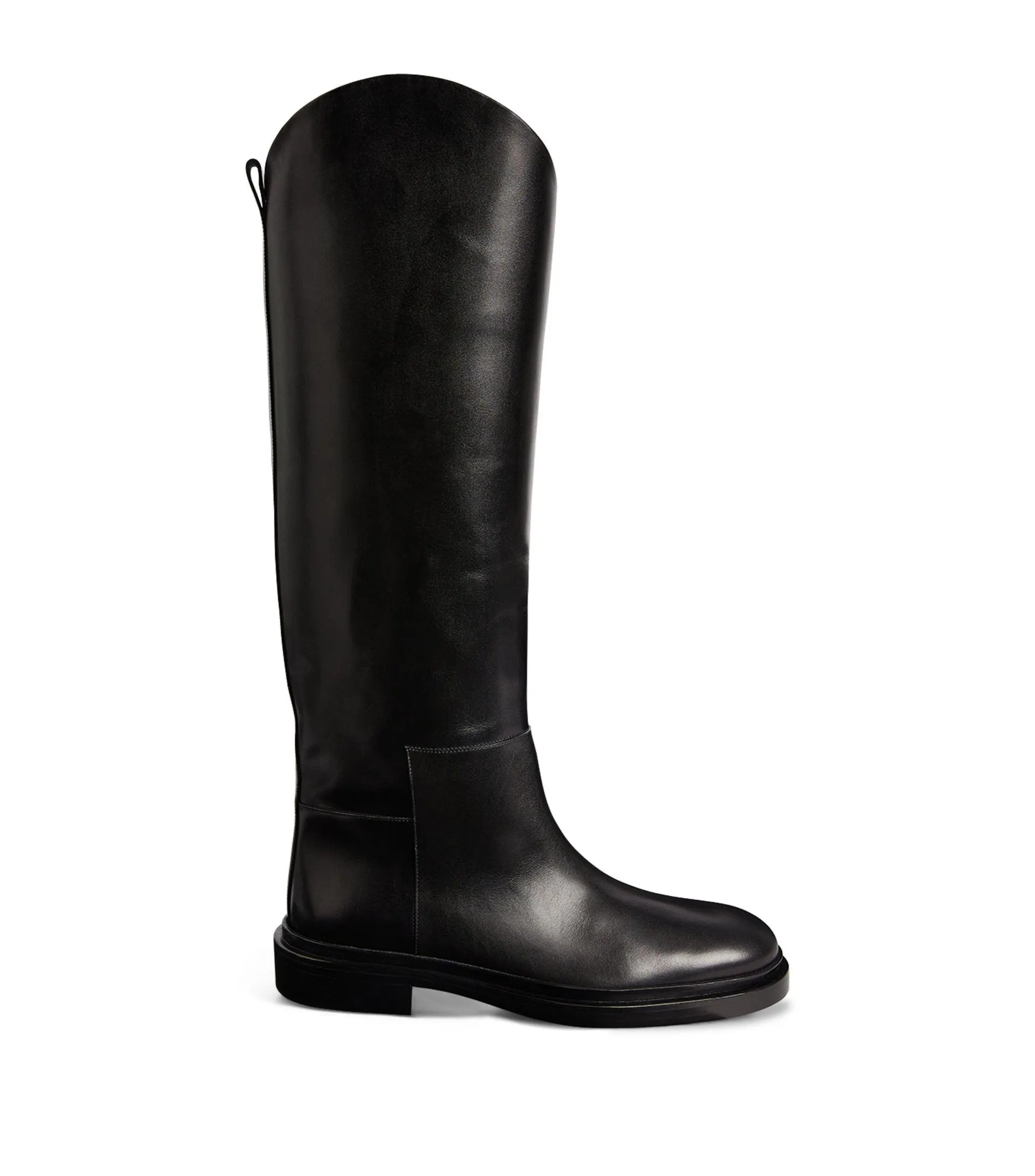 Leather Knee-High Boots