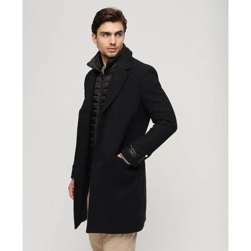 2-in-1 Coat in Wool Mix