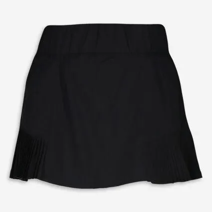 Black Side Pleat Skort